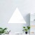 Доска стеклянная магнитная маркерная треугольная 60 см. ASKELL Triangle